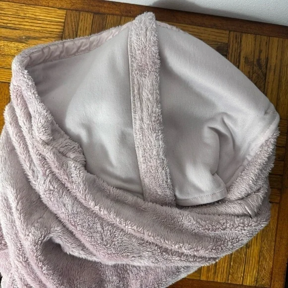 The North Face Osito pale pink teddy bear full zip jacket size Small - Picture 8 of 16